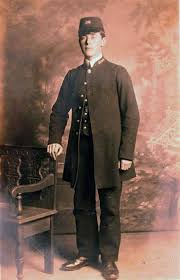 Photograph Of Postman In Uniform Studio Pose C 1868 Studio Poses Vintage Photo Album Going Postal
