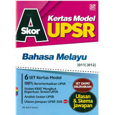 Analisis upsr 2016, 2017 dan etr 2018. Kertas Model Skor A Upsr Bahasa Melayu Shopee Malaysia