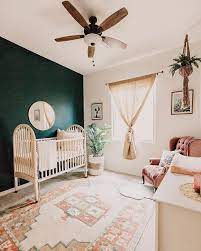 Cactus Nursery Decor Bohemian Nursery Home Decor Urban Outfitters World Market Kilim Ru Nursery Baby Room Gender Neutral Baby Nursery Baby Nursery Neutral