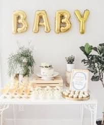 Dujour Where Luxury Lives Celebrity And Lifestyle News Baby Shower Fun Baby Shower Inspiration Gold Baby Shower Decorations