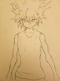 Finished Request Killua Godspeed Drawing Tutorial Anime Amino Killua zoldyck ( kirua zorudikku) is one of the four main protagonists and best friend of gon freecss in the series hunter x hunter. killua godspeed drawing tutorial