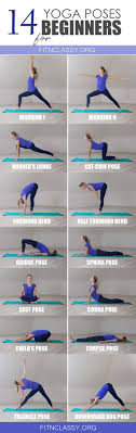 14 Yoga Poses For Beginners Fit Classy Basic Yoga Basic Yoga Poses Yoga Poses