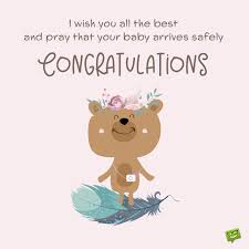 The funny baby shower wishes can be sent through a card with a beautiful funny character drawn with the message. Baby Shower Wishes A Bundle Of Joy Soon In The Family