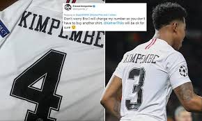 Kimpembe was reportedly one of several french players to like khabib's message, along with karim benzema, tiemoue bakayoko, ricardo faty and mamadou sakho, as well as barcelona midfielder. Presnel Kimpembe Jokes With Fan After Squad Number Error Sports Life Tale