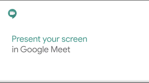 Present Your Screen In Google Meet Youtube