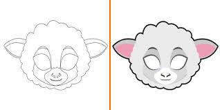 Maschere Di Animali Da Colorare E Costruire Per Bambini Colori Animali Maschere