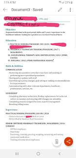 It should be successful in . Does This Look Ok For An Entry Level Lpn Job Application Should I Do A Cover Letter If So What Do I Put Need To Fix Thanks R Resumes