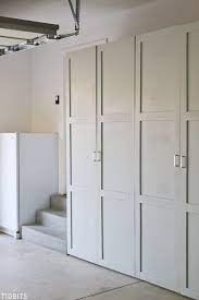 Wall mounted cabinets allow you to take everything off the floor and clear that extra needed space while storing everything on your once empty walls. Garage Storage Cabinets Free Building Plans Tidbits