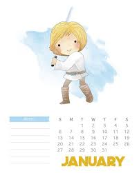 Free Printable 2019 Star Wars Calendar The Cottage Market Star Wars Lovers Star Wars Characters Printable Star