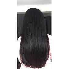 Managing long hair is not an easy task, and these long black hairstyles are here to help you out. Black Long Straight Human Hair Wig Length 12 To 14 Inch Rs 3700 Piece Id 20516193997