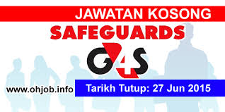 The average salary for safeguards g4s sdn bhd employees in malaysia is rm 48,467 per year. Jawatan Kosong Safeguards G4s 27 Jun 2015 Wangcyber