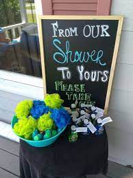 57 Easy Unique Baby Shower Favor Ideas To Fit Any Budget Baby Shower Decorations For Boys Baby Shower Favors Diy Unique Baby Shower Favors