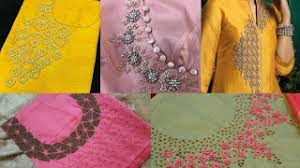 Most popular embroidery design for kurti salwar neck ,in this video u can learn embroidery on kurti or salwar's yoke portion with. Simple Embroidery Design For Kurtis Hand Embroidery Design For Kurtis Simple Neck Embroidery Design Cute766