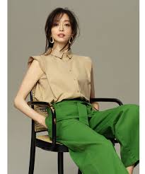 ストライプシアサッカーノースリーブマキシワンピース チノワイドパンツ ファッション 夏 ファッション