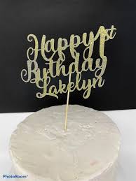 Birthday Cake Topper Custom Birthday Decorations Name Etsy In 2020 Custom Birthday Decorations Birthday Cake Toppers Custom Birthday Cakes