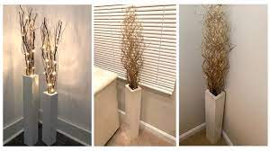 Modern living room corner flower vase. Modern Room Decorating Ideas 24 Lighted Floor Vases Youtube