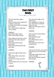 The First Noel Kids Video Song With Free Lyrics Activities Christmas Songs Lyrics Christmas Poems Christmas Lyrics