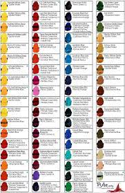 Color Mixing Chart Paint