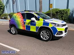 Photos Police Vehicle Decorated In Pride Colours Bernews