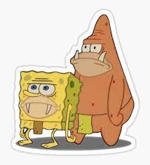 Spongebob Squarepants Stickers Spongebob Print Stickers Meme Stickers