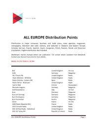 The largest (and best) collection of online learning resources—guaranteed. All Europe Distribution Points Marketwire