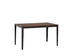 Esszimmerstuhl in dunklem grau microfaser mit stahl schwarz vestoma. Esstisch Dunkler Holzfarbton 135 X 80 Cm Cedar Beliani De