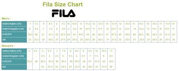 12 interpretive fila sneakers size chart