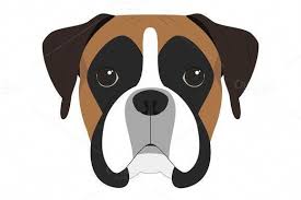Black And White Boxer Dog Art Boxer Dog Vector Illustration Dog Drawing Boxer Dog Tattoo Boxer Dogs Art
