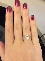 One Carat Oval Diamond Ring Diamond Engagement Rings Beautiful Engagement Rings Wedding Rings Solitaire