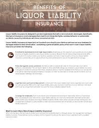 Keep reading to learn the basics about liquor liability insurance, why you need. 2