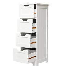 Vasagle sideboard, beistellschrank, küchenschrank mit flur kommode in weiß skandinavischen landhausstil. Meerveil Badezimmerschrank Badschrank Schmal Real De