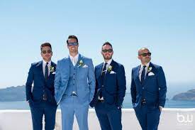Weddings Abroad Affordable And Memorable And Planned To Perfection Blue Suit Wedding Blue Wedding Suit Groom Wedding Suits Men