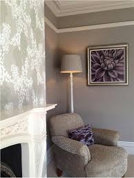 Charleston Gray Elephant S Breath Wallpaper Living Room Living Room Designs Living Room Grey