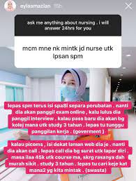 Berusia tidak kurang daripada 18 tahun sehingga 35 tahun. Resume Kreatif Ar Twitter Macam Mana Nak Jadi Nurse Untuk Lepasan Spm Cr Eylaamazlan