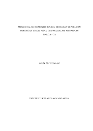 See more of pusat penjagaan warga emas chan （安安老人院） on facebook. Doc Menua Dalam Komuniti Effatihah Nafj Academia Edu