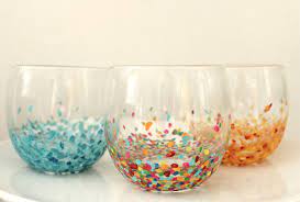 See more ideas about glass, antiques, glassware. Drinking Glass Decorating Ideas Glassware Crafts
