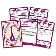 Dungeons Dragons 5th Edition Spellbook Cards Bard Thirsty Meeples