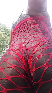 Knky Bee Slo-Mo Twerking in Red Nets Outside: Outdoor, Fishnet, Black,  American, Mature Transgender Porn | Faphouse