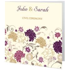 Personalize your wedding invitations in just minutes using our beautifully designed. Civil Ceremony Invites Wedding Cards Direct