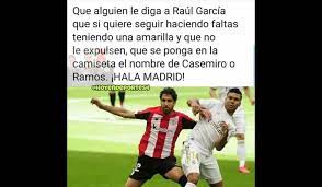 Los merengues se mantienen en la pelea por el campeonato español el central internacional nacho fernández mantuvo en san mamés el sueño liguero del real madrid con un gol marcado casi sin querer en la segunda. Memes Real Madrid Vs Athletic Club Facebook Viral Mira Los Memes En Redes Sociales Que Senalan Al Var Laliga Santander Fotos Espana Deporte Total El Comercio Peru