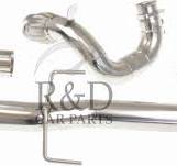 3 Inch Exhaust Downpipe with Sports Cat 300 Cell Stainless Steel Saab 9-5  '98-'10