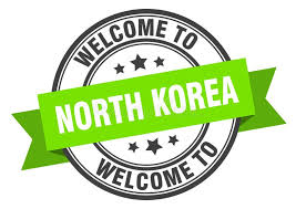 Dobro Pozhalovat K Shtempelyu Severnoj Korei Illyustraciya Vektora Illyustracii Naschityvayushej Pozhalovat Severnoj 125009509