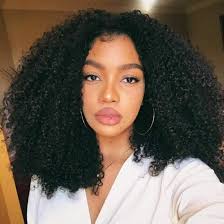 Long afro curly black brazilian hair wig side part high temperature fiber. Amazon Com Bly 7a Mongolian Afro Kinky Curly Human Hair 3 Bundles Unprocessed Hair Weave Weft Big Hair For African American Women Natural Color 20 22 24 Inch Beauty