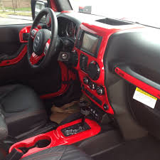 Custom Urban Jeep Interior Jeep Interiors Jeep Wrangler Interior Red Jeep Wrangler