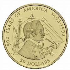 Ausgesprochen wird der name captain cook. Munze 50 Dollars British Explorer Capitan James Cook Cookinseln 1990 1993 500 Years Of America Wcc Km177