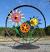 Wagon Wheel In Front Yard