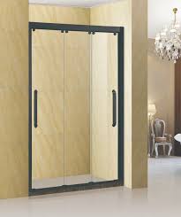 The shower enclosure includes two clear front panels, two clear sliding doors, door tracks, rollers, and handles, and a shower base. China Plastic Shower Enclosure Plastic Shower Enclosure Manufacturers Suppliers Price Made In China Com