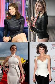 Pick one celeb for each. Check comments for details please.-Celebs:  Alexandra Daddario, Chloe Grace, Hayley Atwell, Milana Vayntrub. | Scrolller