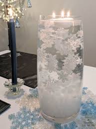 Snowflakes Frozen In Time Easy Christmas Centerpiece And Table Decor Winter Wonderland Centerpieces Winter Wonderland Decorations Christmas Centerpieces