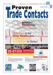 May 2013 Proven Trade Contacts